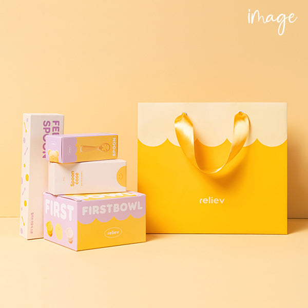 リリーブ ベビー食器専用 ショッピングバッグ 袋 紙袋 手さげ袋 reliev 出産お祝い プレゼント