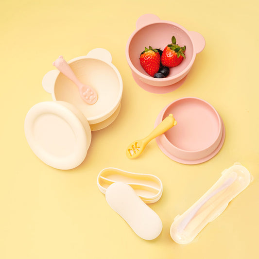 reliev リリーブ ベビー食器4点セット 離乳食スプーン 吸着ボウル マザースプーン ギフトセット